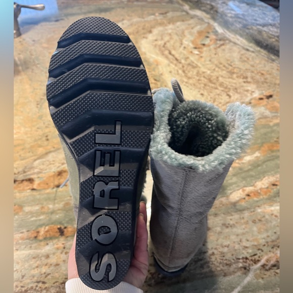 SOREL WOMEN'S JOAN OF ARCTIC™ WEDGE II SHEARLING BOOT in Quarry - 8.5 - Picture 3 of 10